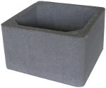 REHAUSSE 40 X 40 BETON SEBICO HAUT. 20CM POUR REGARD OPERCULE  / REF : RH40